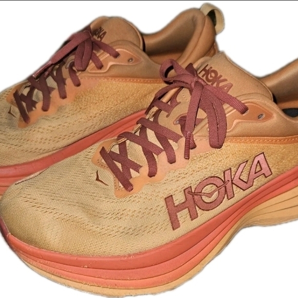 Hoka Other - Hoka One One Bondi 8 in the Versatile Amber colorway. 